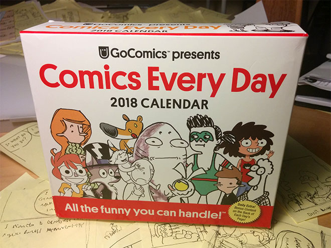 I'm in this awesome calendar of  comics!