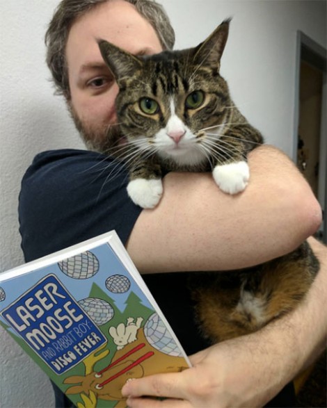 I tried to get Watson to endorse the new book. He gave it 4 out of 5 grumpy meows.