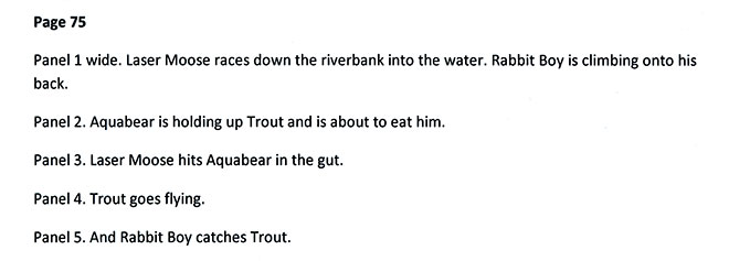 Time Trout page 75 script