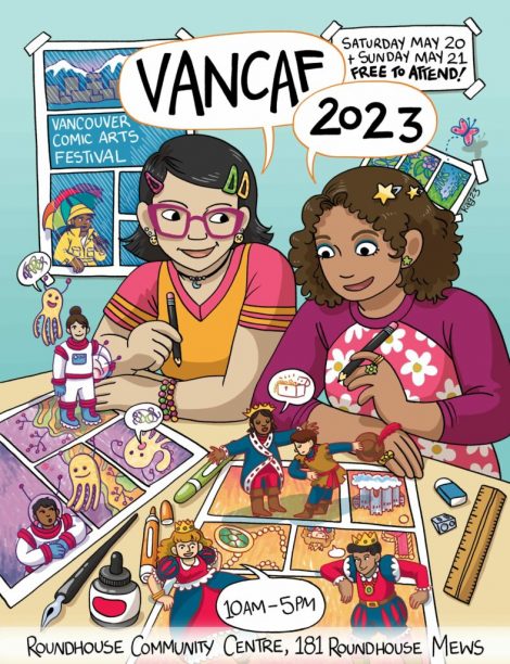 VanCAF poster by Kathleen Gros