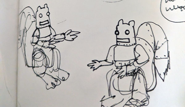 Mechasquirrel evolves!